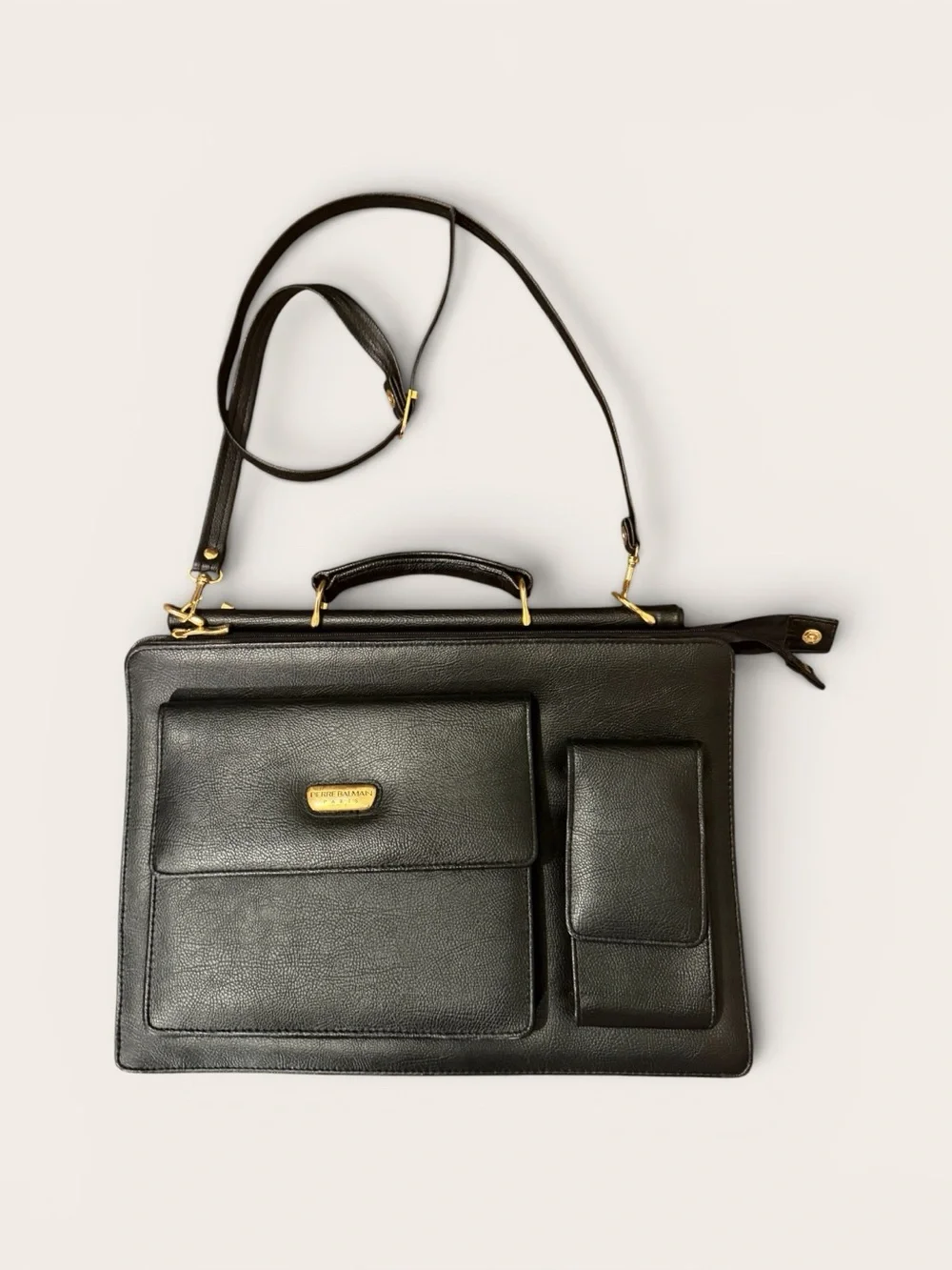 Vintage Pierre Balmain Paris briefcase/laptop bag